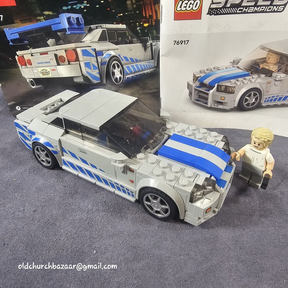 LEGO Speed Champions Nissan GTR R34 Skyline Fast&Furious 76917 Box Damaged